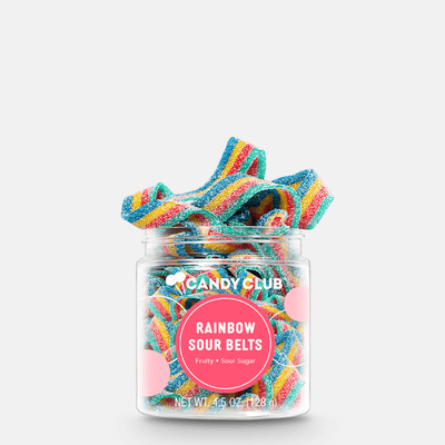 Candy Club Rainbow Sour Belts - Shop BirdieBox