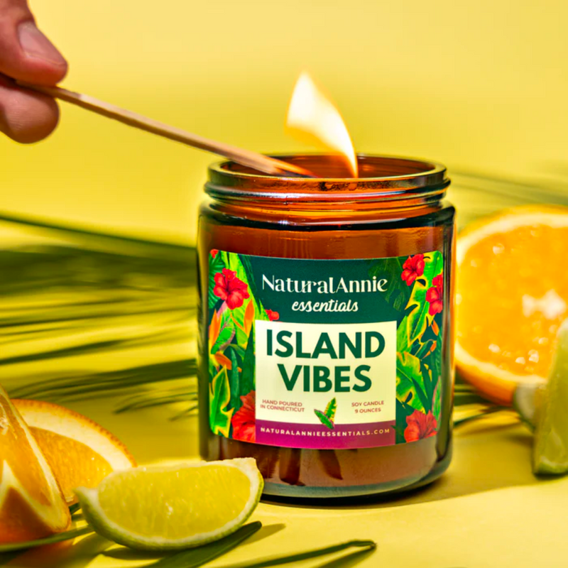 Natural Annie Island Vibes 4oz Scented Soy Candle