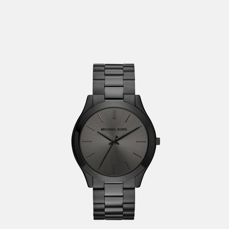 Michael Kors Oversized Slim Runway Black-Tone Watch - Shop BirdieBox