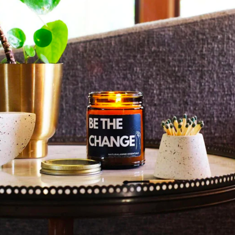 Natural Annie Be the Change Candle - Shop BirdieBox