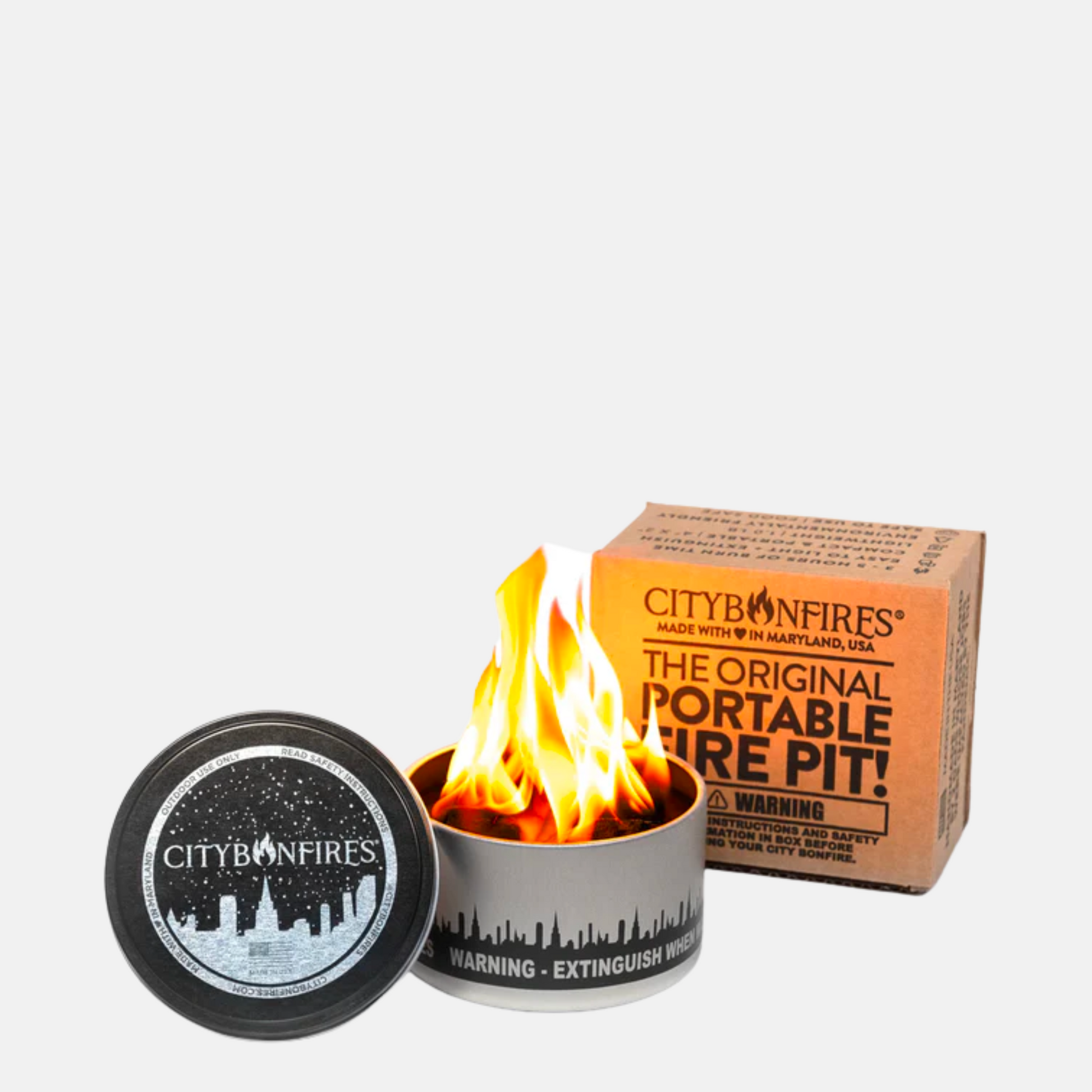 City Bonfires Portable Fire Pit - Shop BirdieBox