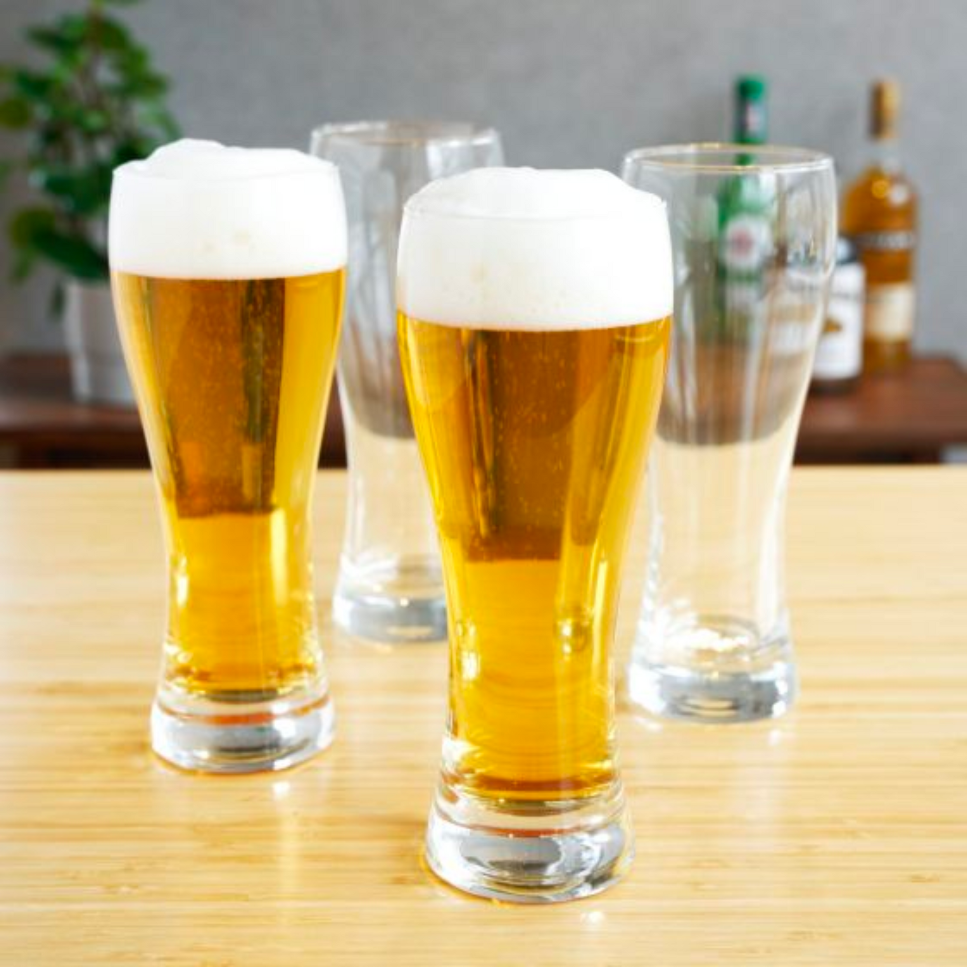 Set of 4 Wheat Beer Glasses - Shop BirdieBox