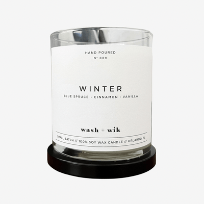 Wash & Wik Winter Soy Wax Candle - Shop BirdieBox