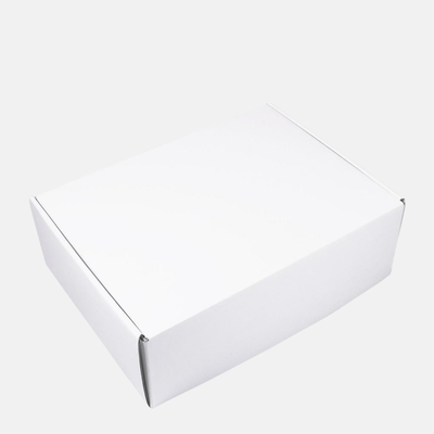White Corrugated Box - Shop BirdieBox