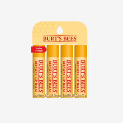 Burt's Bees Beeswax Lip Balm 4-Pack - Shop BirdieBox